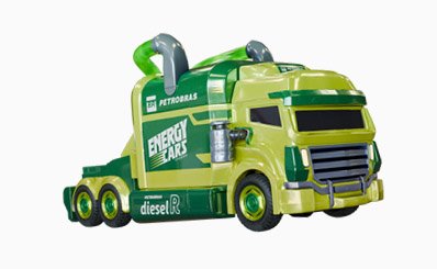 Caminhão movido a diesel R no Fortnite Energy Cars