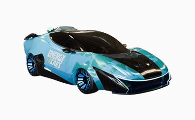 Carro movido a hidrogênio no Fortnite Energy Cars